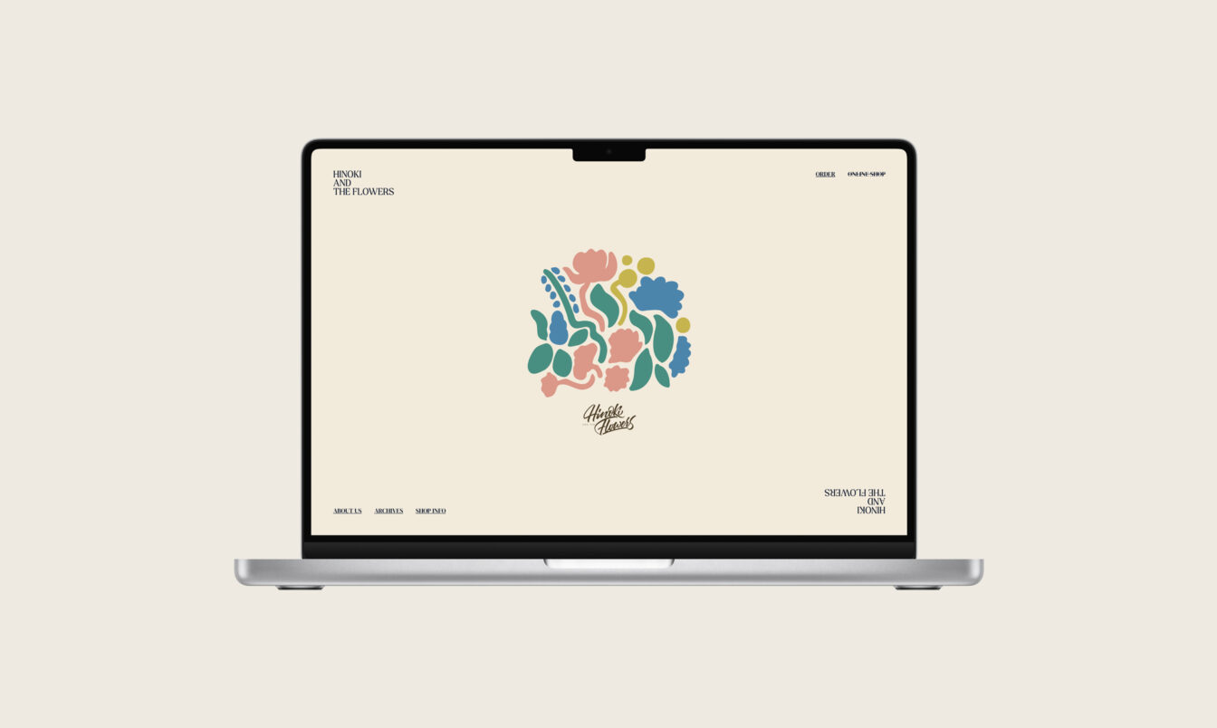 PROJECT : HINOKI and the flowers : WEBSITE