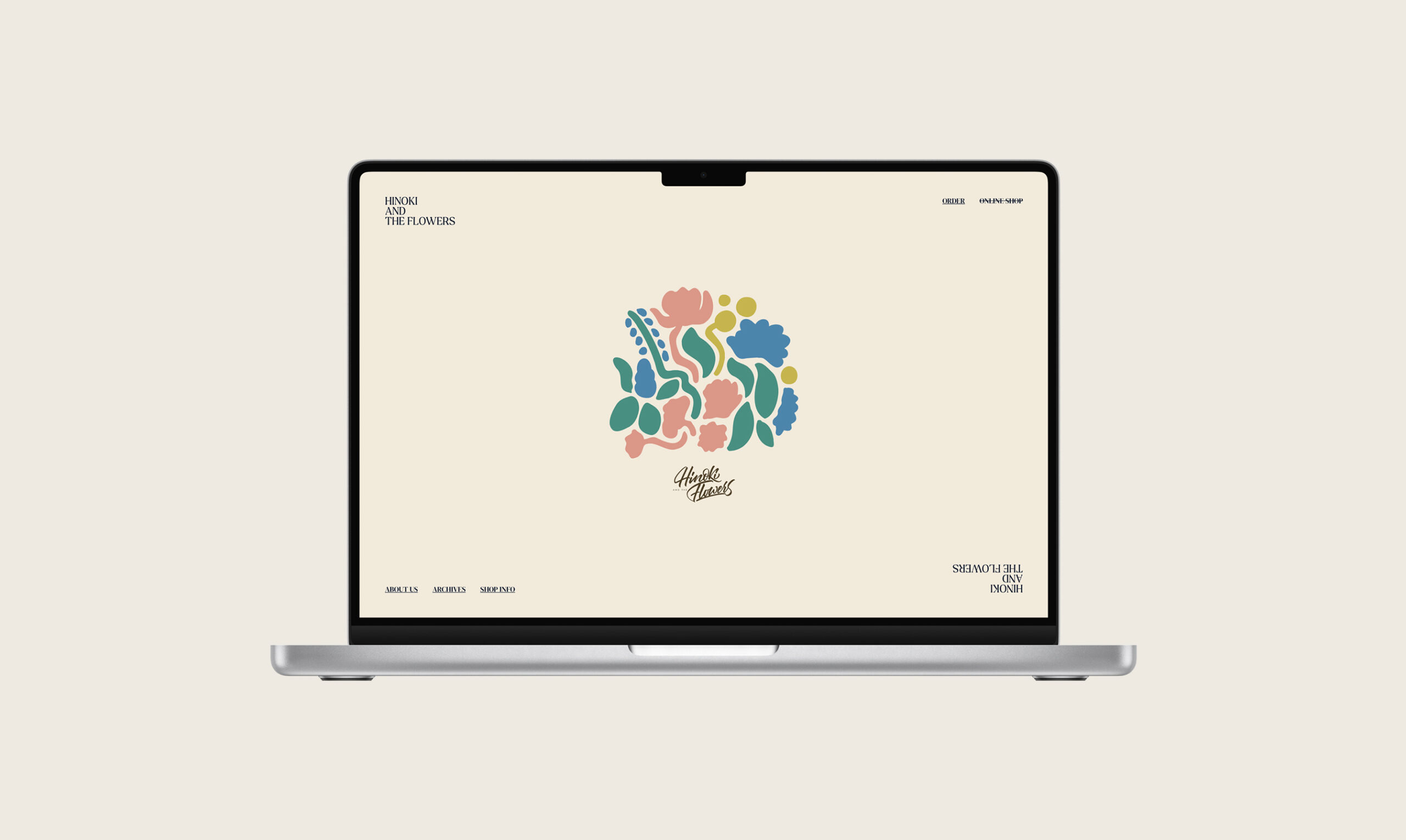 HINOKI and the flowers : WEBSITE
