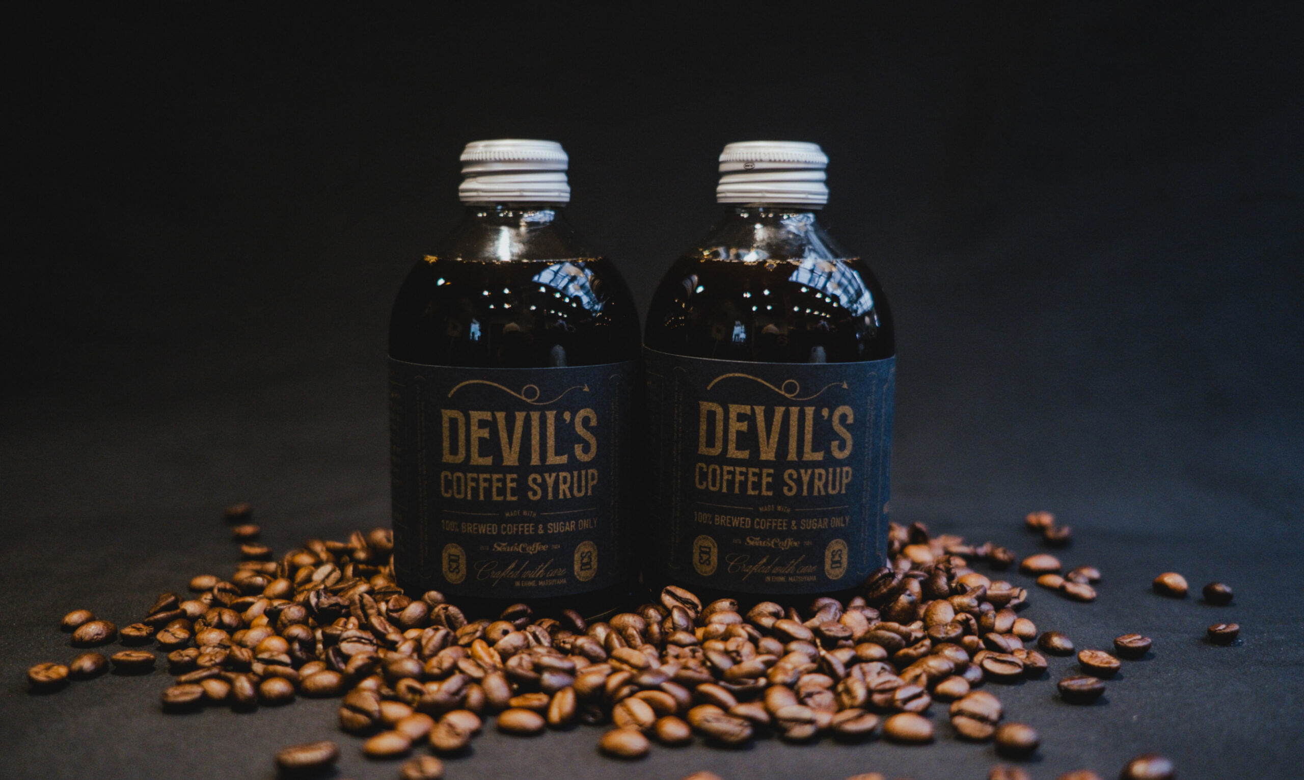 PROJECT : DEVIL’S COFFEE SYRUP : LABEL DESIGN